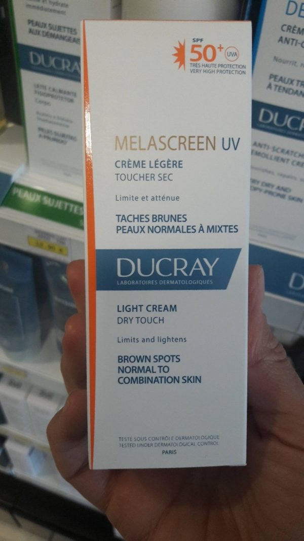 ducray melascreen uv light cream spf 50+ 40 ml